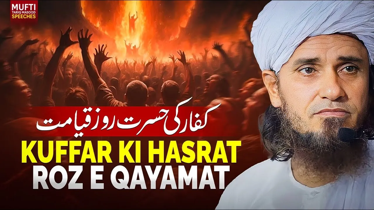 Kuffar Ki Hasrat Aur Roz-e-Qayamat | Mufti Tariq Masood Speeches
